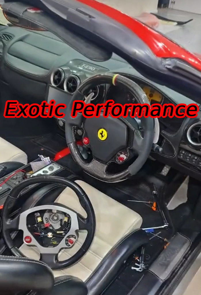 FERRARI F430 Carbon Fiber Steering Wheel Scuderia Style