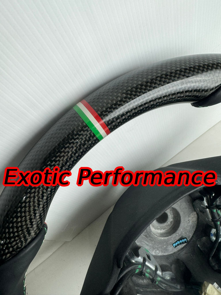 FERRARI F430 Carbon Fiber Steering Wheel Scuderia Style