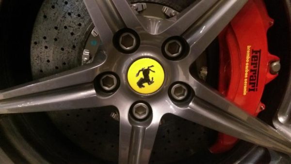 Ferrari Two Piece Titanium Wheel Bolts