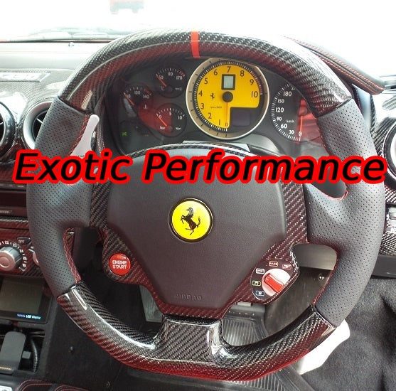 FERRARI F430 Carbon Fiber Steering Wheel Scuderia Style