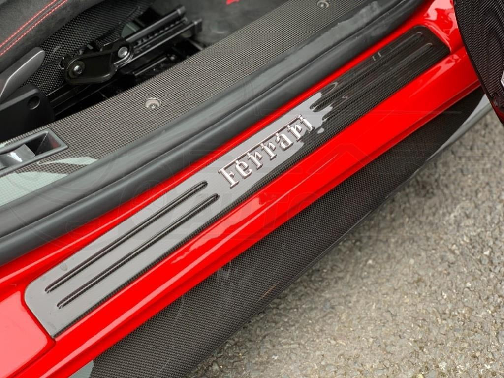 Ferrari 488 GTB/Spider Pista Carbon Fiber Door Sills