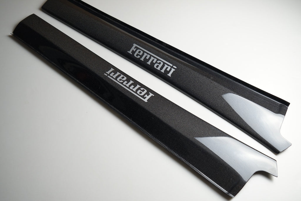 Ferrari 360 Carbon Fiber Interior Door Sill Panels (OEM Style)