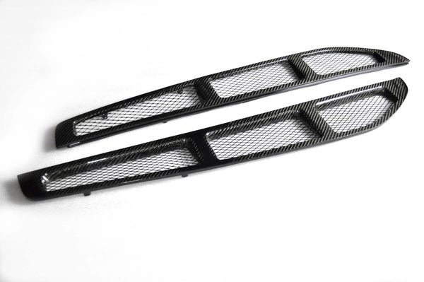 Ferrari F430 Carbon Fiber Rear Window Louvres (16M Style) - SPIDER ONLY