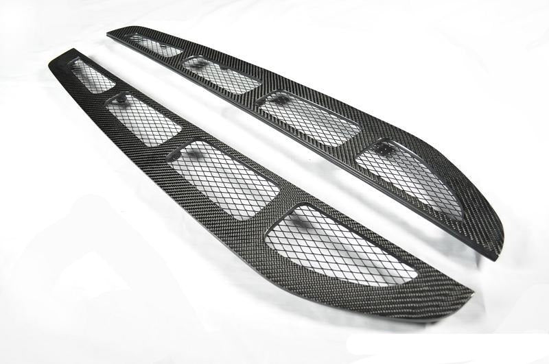 Ferrari 360 Carbon Fiber Rear Window Louvres (CS Style) - SPIDER ONLY