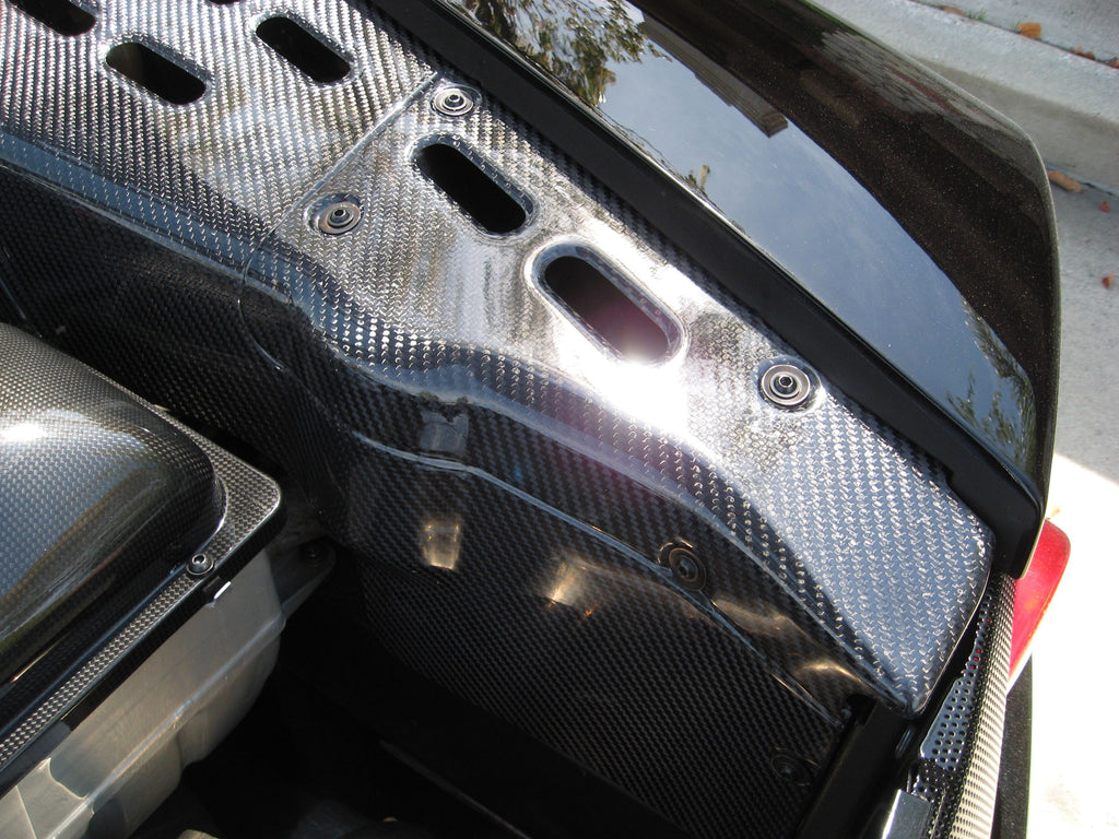Ferrari 360 Carbon Fiber Engine Bay Panels (OEM Style) - SPIDER ONLY