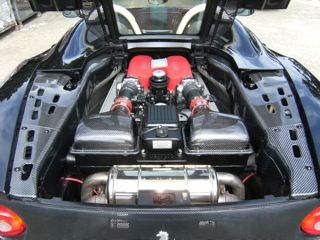 Ferrari 360 Carbon Fiber Engine Bay Panels (OEM Style) - SPIDER ONLY